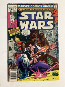 STAR WARS 7 NEWSSTAND FN FINE 6.0 MARVEL  