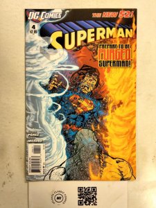 Superman #4 VF-NM DC Comic Book New 52 24 TJ60