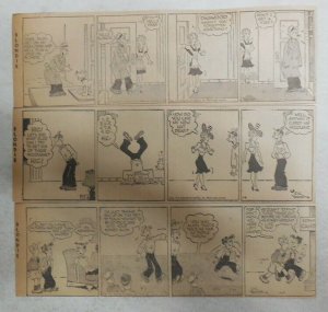(311) Blondie Dailies by Chic Young from 1944  3 x 8 inches Complete Year !