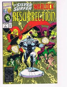 Silver Surfer Warlock Resurrection # 1 VF Marvel Comic Books Starlord Thanos S84