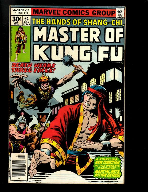 10 Master of Kung Fu Marvel Comics # 53 54 55 56 57 58 60 61 62 63 WS6