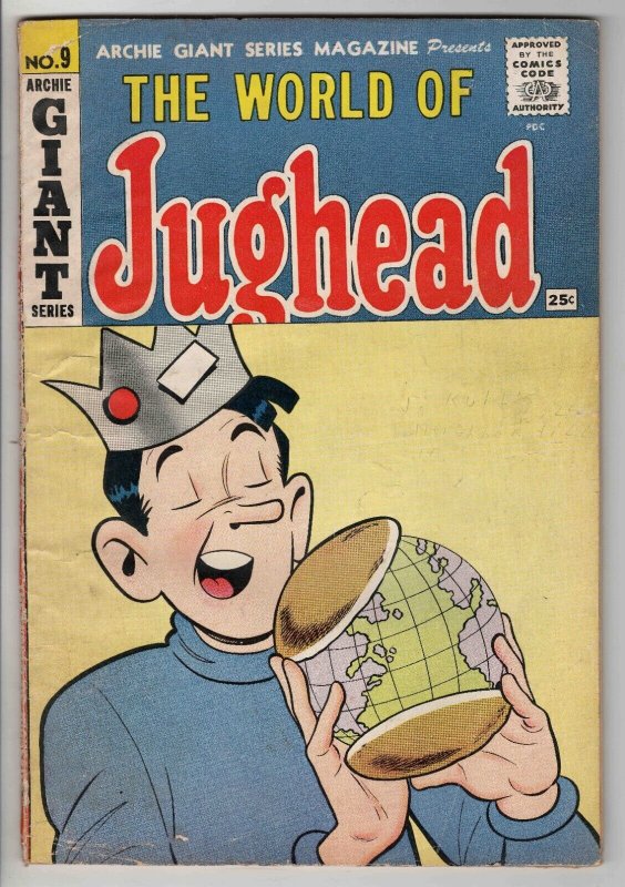 Archie Giant #9 World of Jughead VINTAGE 1960 Archie Comics