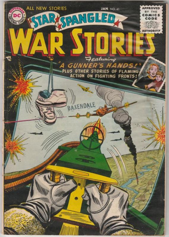 Star Spangled War Stories #41 (Jan-56) VG+ Affordable-Grade One-Man Navy