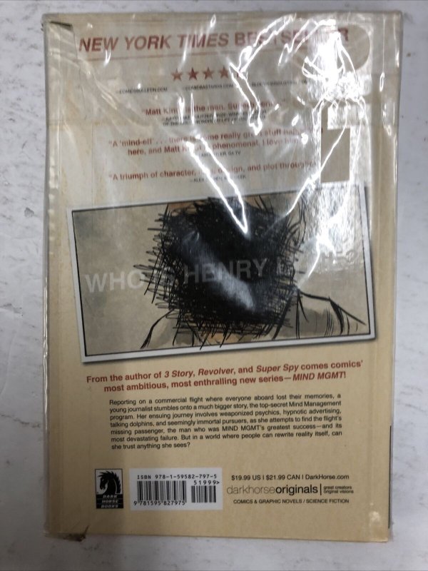 Mind Mgmt Vol.1 The Manager By Matt Kindt (2013) HC Dark Horse Comics