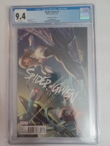 Spider-Gwen #7 J Scott Campbell Variant - 2016 - CGC 9.4