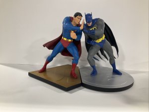 Superman Batman Worlds Finest Bookends 245/500 DC Direct