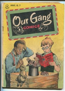 OUR GANG #21-1946-CARK BARKS-WALT KELLY-good/vg