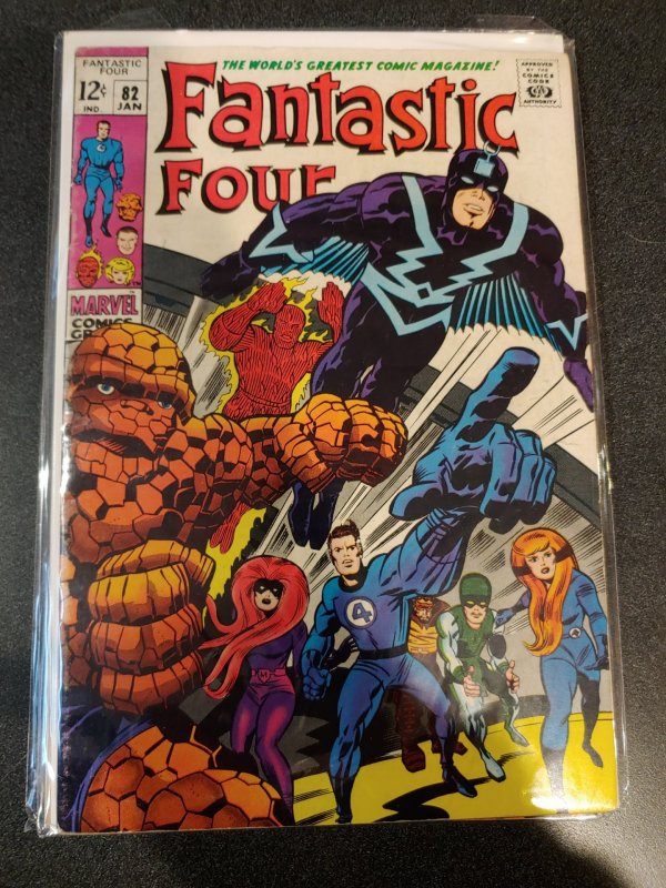 FANTASTIC FOUR #82 MARVEL SILVER AGE CLASSIC F/F+