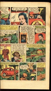 CAPTAIN FLIGHT #5 1945-FOUR STAR-HOODED VILLAINS-BOUND BABE-WWII-1st Red Rocket