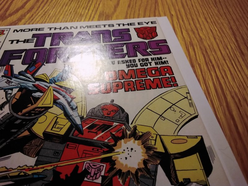 The Transformers #19 1st Omega Supreme (1986)