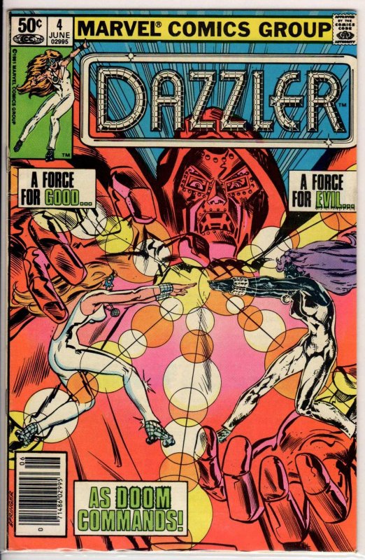 Dazzler #4 Newsstand Edition (1981) 4.5 VG+