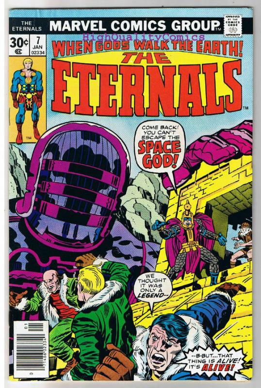 ETERNALS #7, VF/NM, Jack Kirby, Fourth Host, 1976, more JK in store