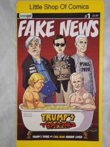 Trumps Titans #1 Fake News Variant Keenspot 2017