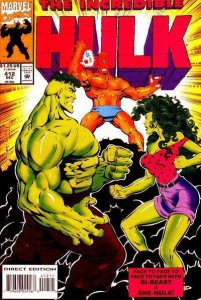 Incredible Hulk (1968 series) #412, VG (Stock photo)