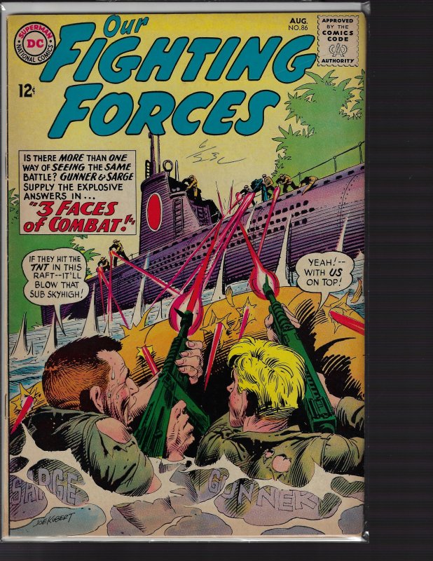 Our Fighting Forces #86 (DC, 1964) F+