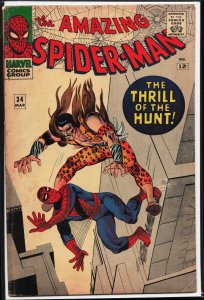The Amazing Spider-Man #34 (1966) Spider-Man VG Condition