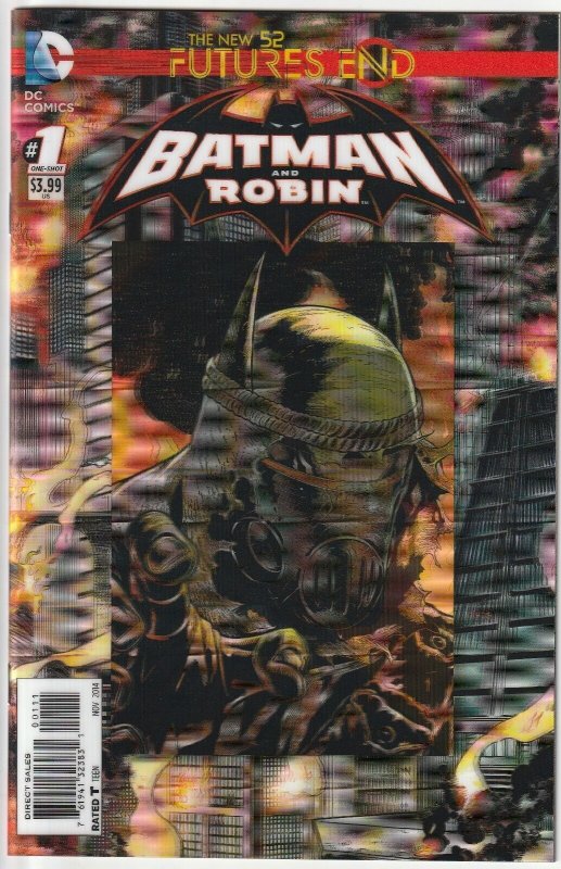 Batman And Robin # 1 Lenticular Cover NM DC 2014 New 52 Futures End [I1] 