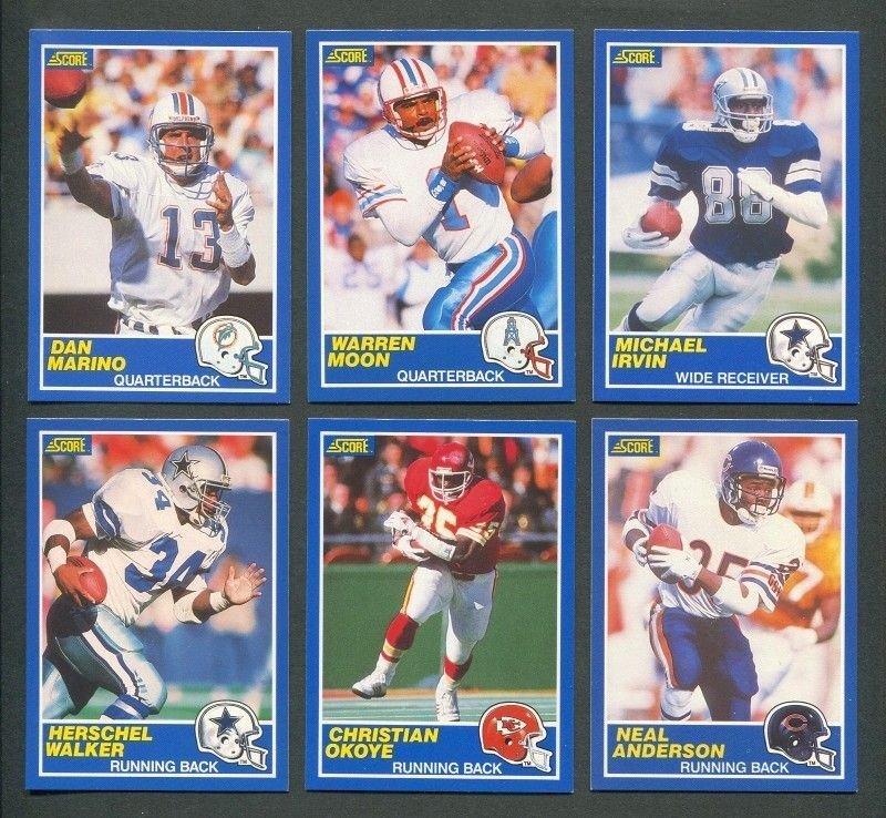 1989 Score Football Set (330) SGC MINT 9 Barry Sanders Rookie + Update Set (110)