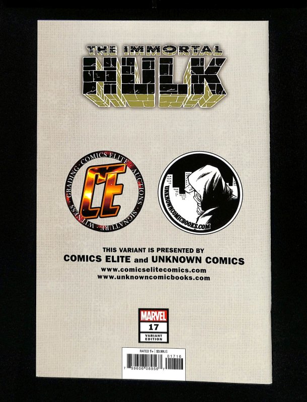 Immortal Hulk #17  Inhyuk Lee Variant