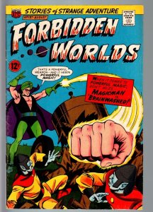 FORBIDDEN WORLDS #137-1966-SILVER-AGE SCI-FI-ACG-MAGICMAN-VG VG