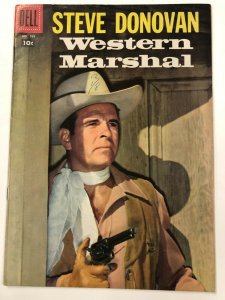 STEVE DONOVAN Western Marshall Four Color 768 (1957) photocover F-VF  classic TV