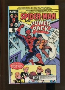 SPIDER-MAN AND POWER PACK (9.2) 1984 NEA CHILD ABUSE PREVENTION COMIC!!!