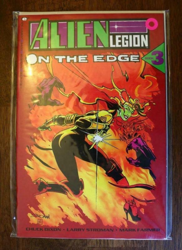 ALIEN LEGION ON THE EDGE #3, NM-, Epic, sci-fi, 1990, more in store...