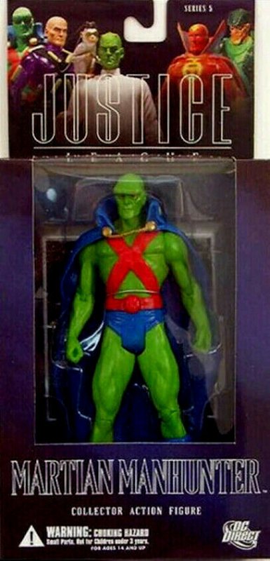 DC Direct Justice League Martian Manhunter Figure - Series 5 - Mint in Box