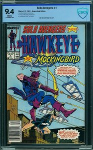 Solo Avengers #1 (1987) CBCS 9.4 NM