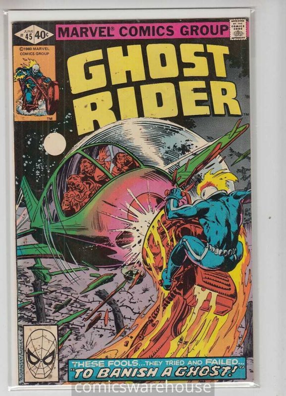 GHOST RIDER (1973 MARVEL) #45 GOOD+ A07889