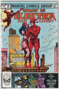 What If? #35 (Oct 1982, Marvel), NM- condition (9.2), Elektra Had Lived?