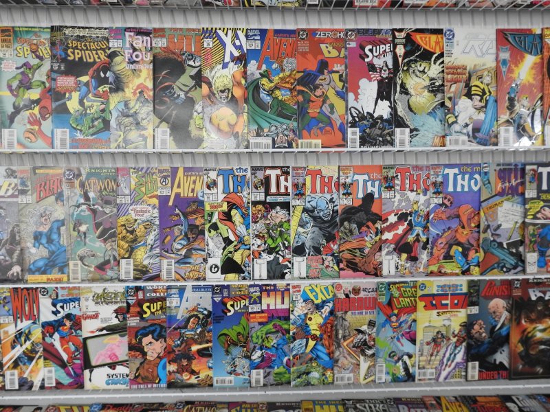 Huge Lot 190+ Comics W/ Thor, Batman, Ghost Rider, +More! Avg FN Condition!