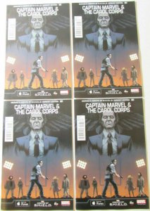 2015 CAPTAIN MARVEL And CAROL CORPS #1 C Variant x 4 Copies NM- Unread Comics CB