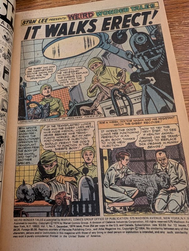 Weird Wonder Tales #7  (1974)