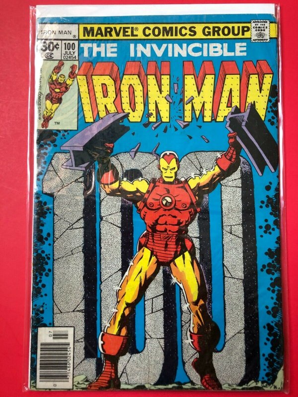 IRON MAN V1 #100 1977 MARVEL / NEWSSTAND / SEE PICTURE