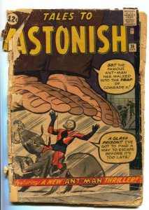 Tales To Astonish #36 1962-marvel comic book-Ant Man-incomplete