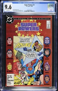 Super Powers #2 (10/86) Graded CGC 9.6