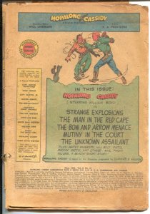 Hopalong Cassidy #31  1949 - Fawcett  -P - Comic Book
