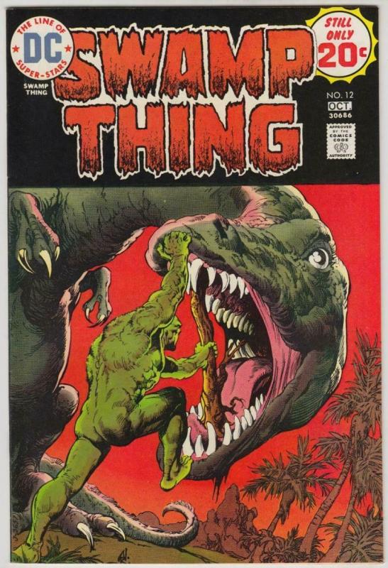 SWAMP THING #12, VF/NM, Horror, 1972 1974, Len Wein, Redondo, Dinosaur