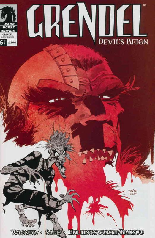 Grendel: Devil's Reign #6 FN ; Dark Horse | Tim Sale Matt Wagner Penultimate Iss