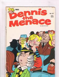 Dennis The Menace #127 VG Hallden Fawcett Comic Book Mr. Wilson DE2