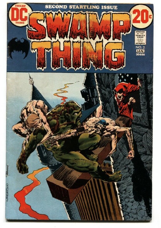 SWAMP THING #2 1972- 1st Arcane- Patchwork Man FN-