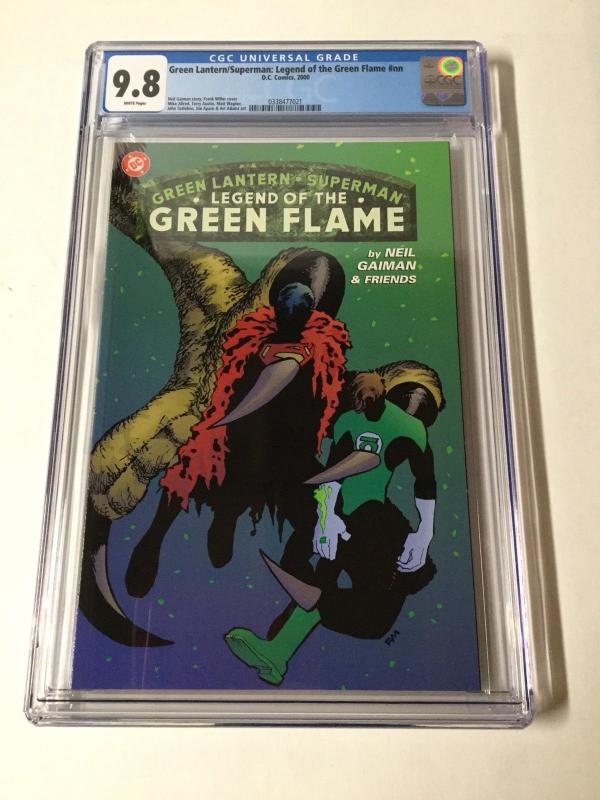 Green Lantern Superman Legend Of The Green Flame 1 Cgc 9.8 Prestige Format