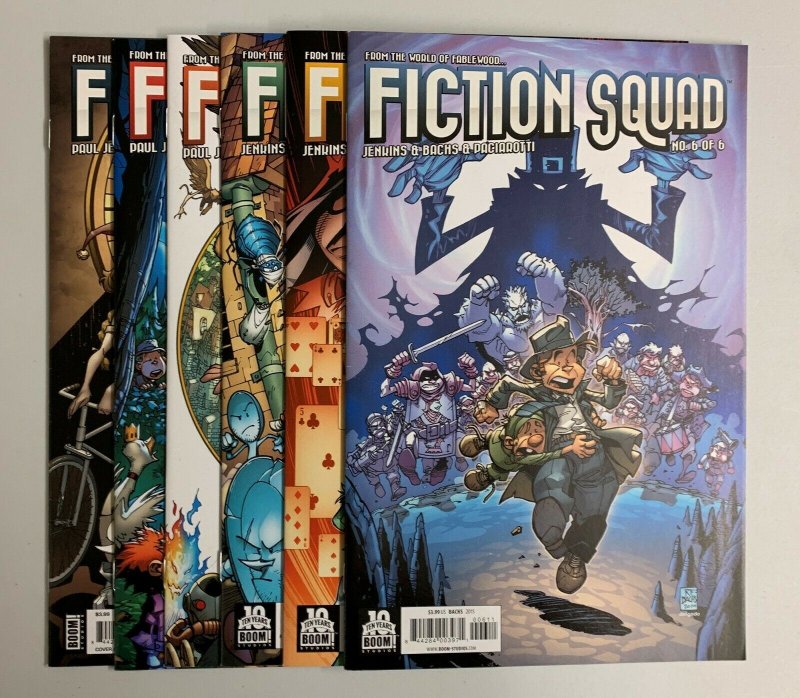 Fiction Squad #1-6 Set (Boom! 2014) 1 2 3 4 5 6 Paul Jenkins (8.5+) 