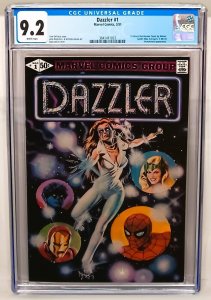DAZZLER #1 CGC 9.2 Spider-Man Avengers X-Men Enchantress Marvel Comics MCU