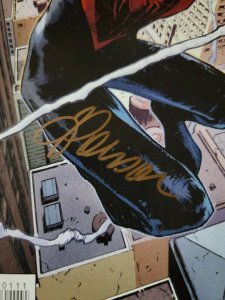 Spider-Man #1 Signed Bendis Miles Morales ~ NEAR MINT NM ~ 2016 Marvel Comics
