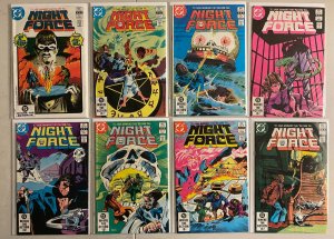 Night Force lot #1-14 last Direct DC (average 6.0 FN) 12 diff (1982 to 1983)