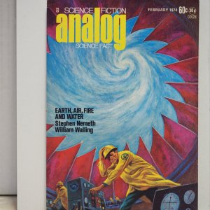 Analog Science Fiction Science Fact Magazine February 1974 VF