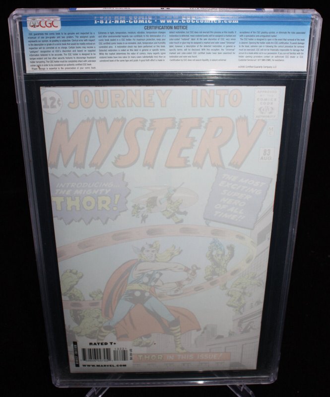 Incredible Hercules #132 (CGC 9.8) Marko Djurdjevic Variant Cover - 2009