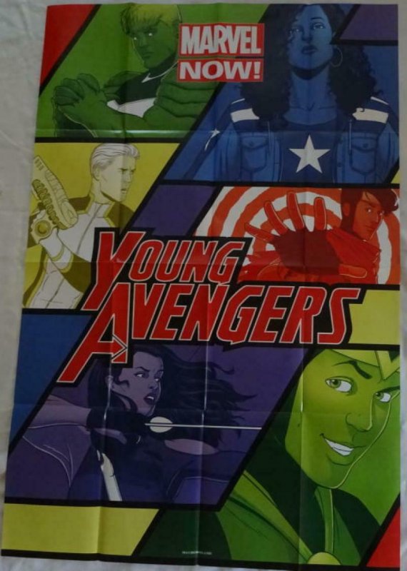 YOUNG AVENGERS Promo Poster, 24 x 36, 2012, MARVEL, Unused more in our store 270